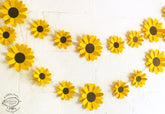 Yellow Sunflower Paper Bunting